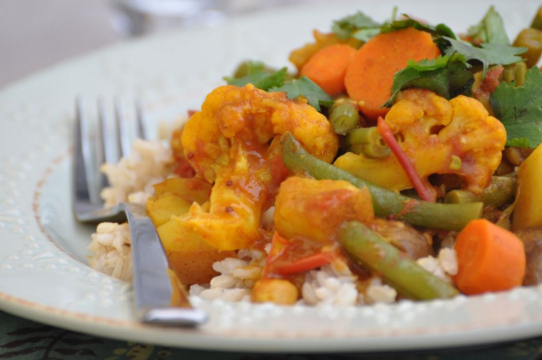Fresh Vegetable Curry Vegan