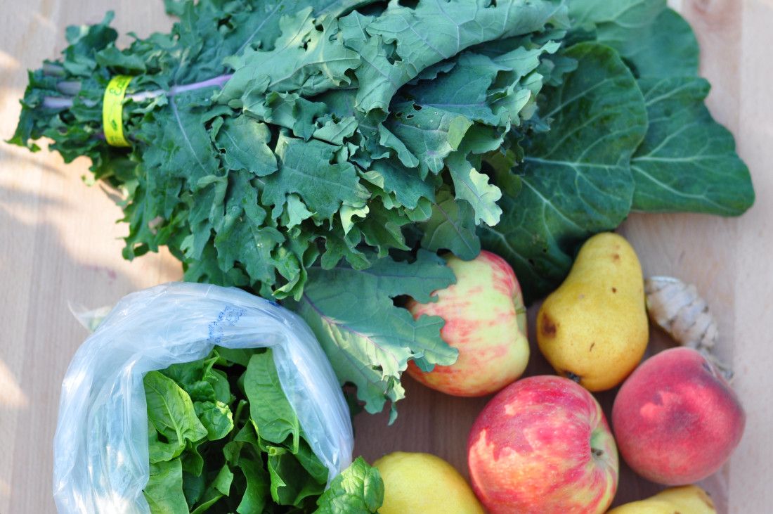 harvest green smoothie-ingredients