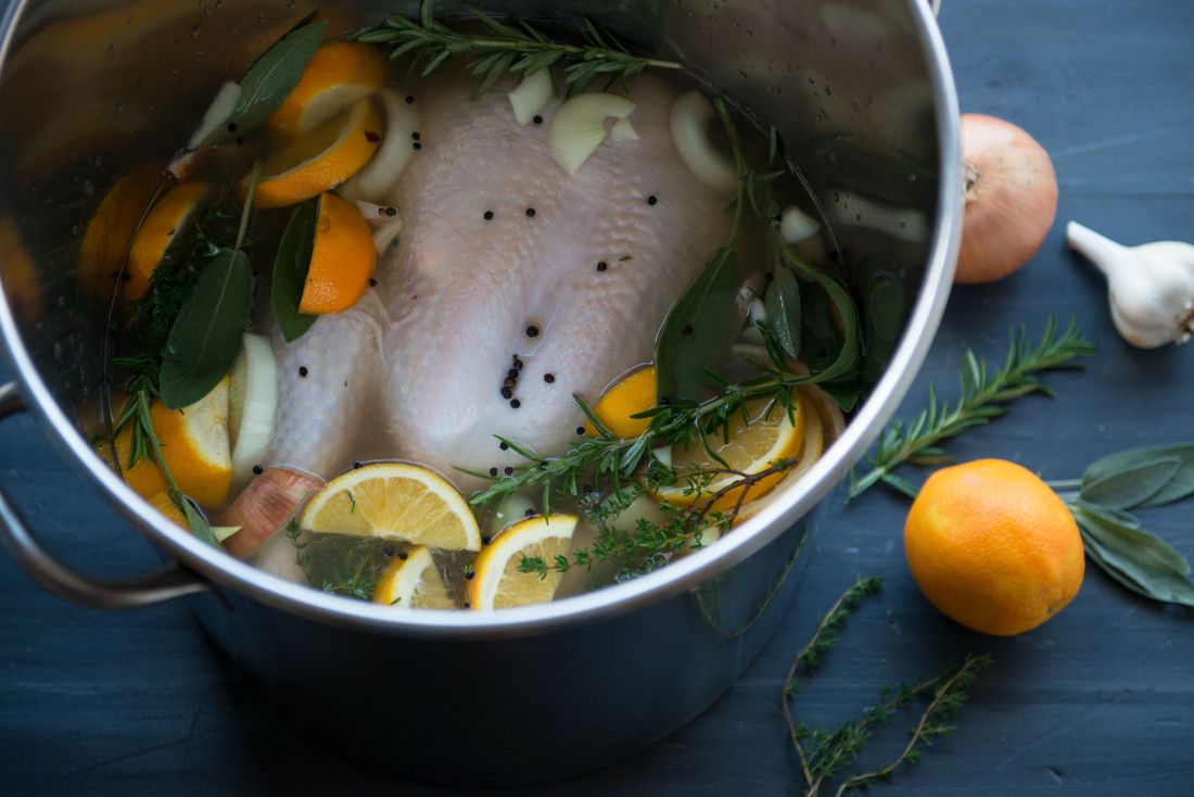 Apple Cider and Herb Brined Turkey
