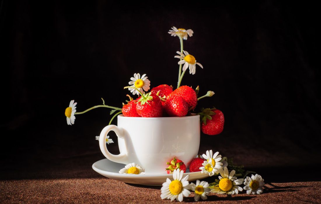 STRAWBERRIES AND CHAMOMILE-2