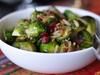Sautéed Brussels Sprouts with Shallots and Cranberries