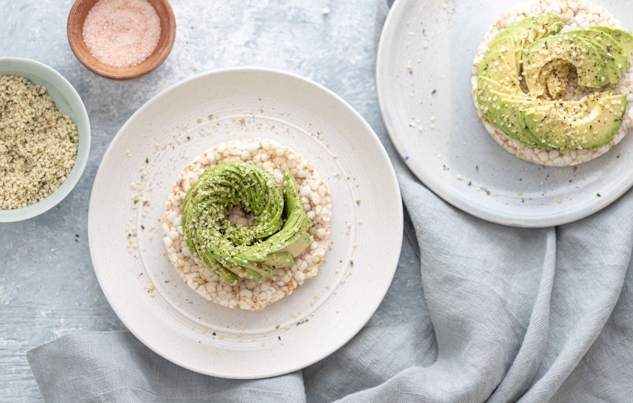 Avocado Rice Cakes