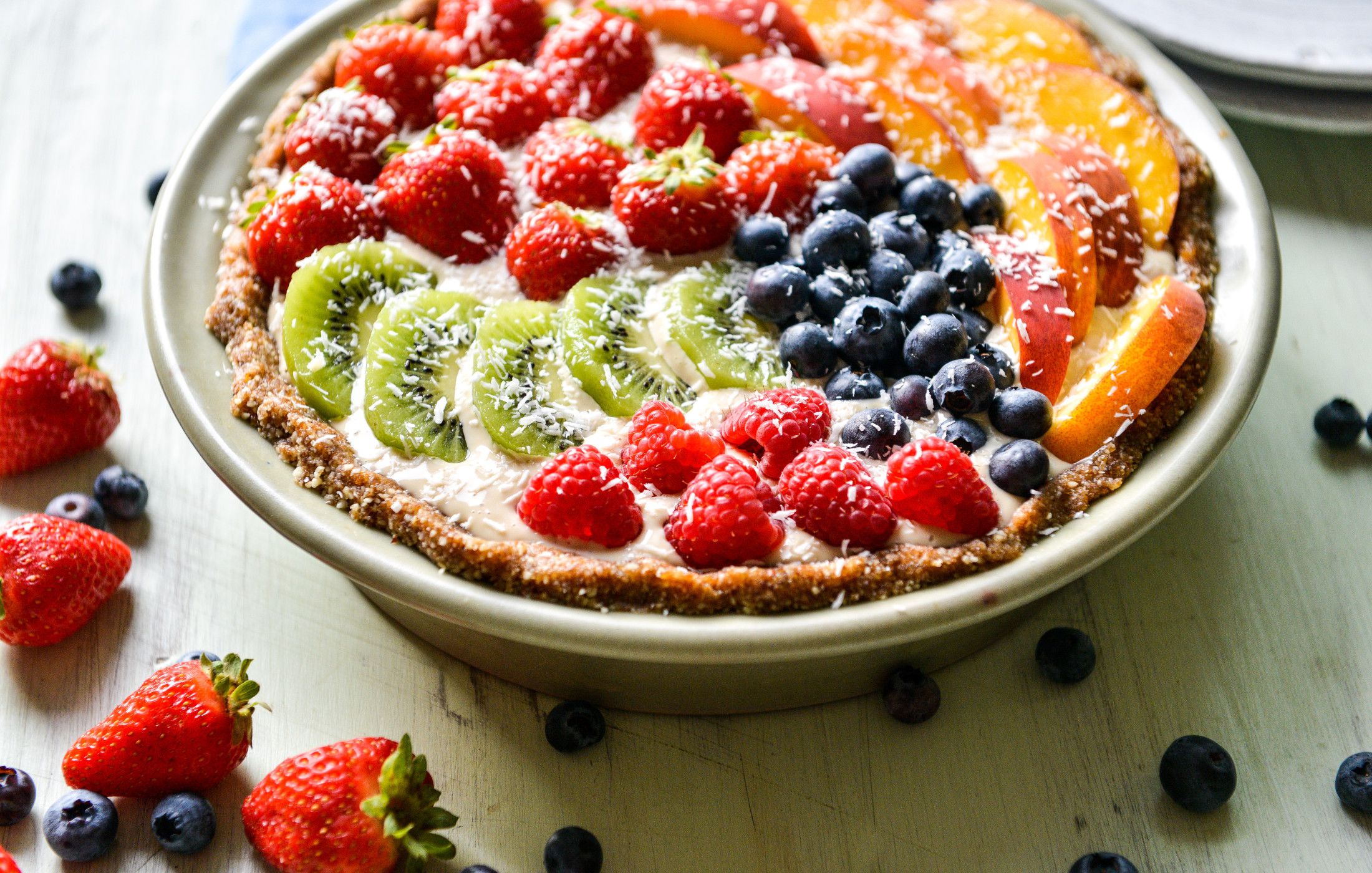BLUEBERRY FRUIT PIE WITH A RAW NUT CRUST-22