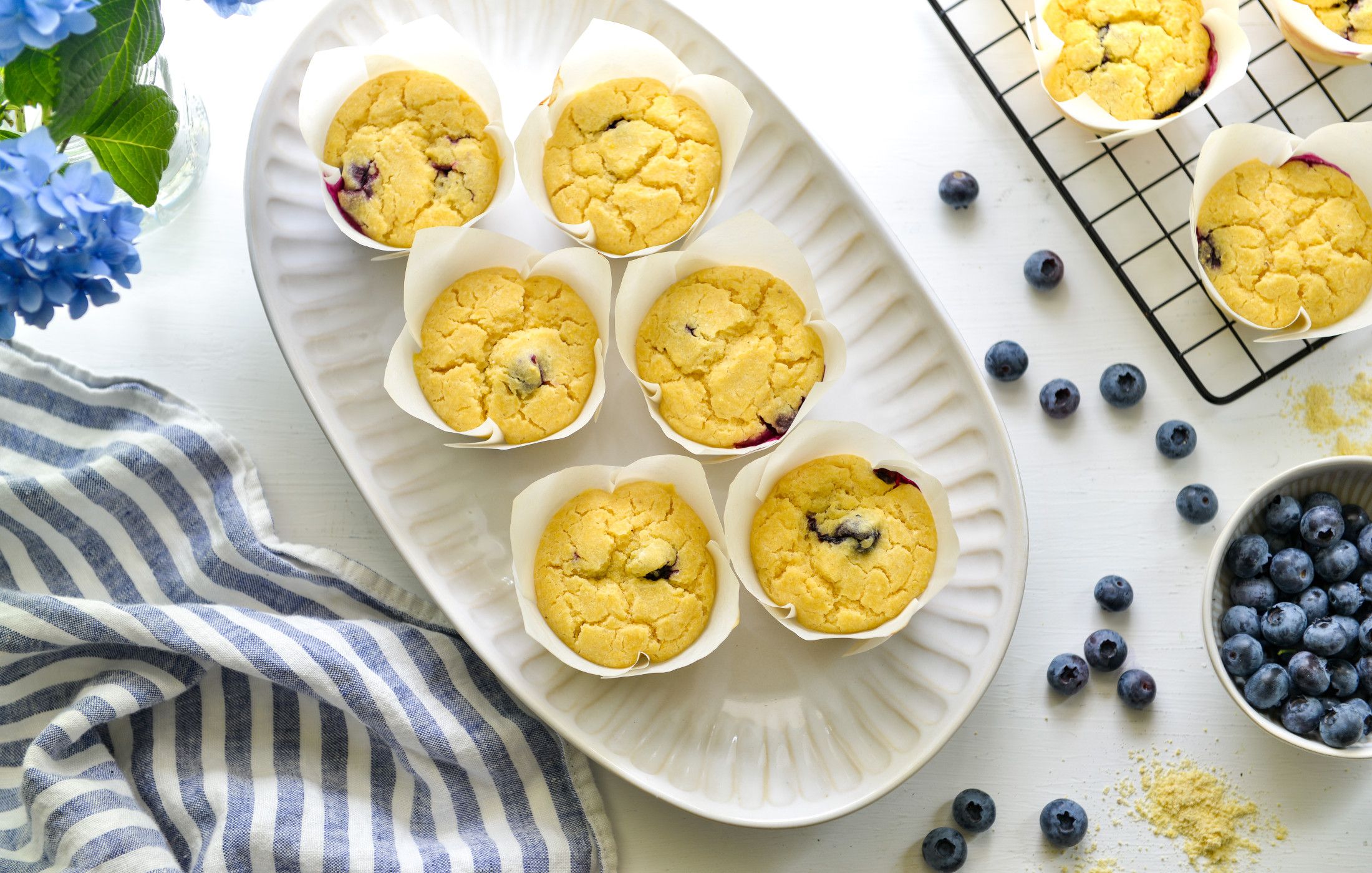 BUTTERMILK BLUEBERRY CORN MUFFINS-11