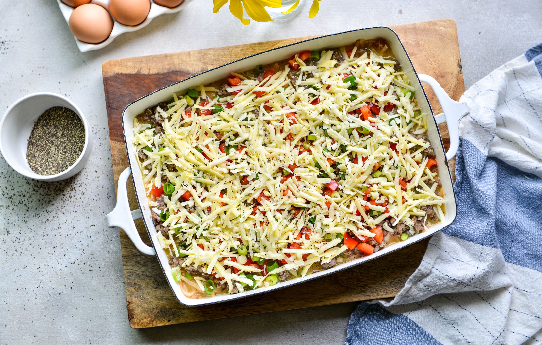 EGG AND SAUSAGE BREAKFAST CASSEROLE-3