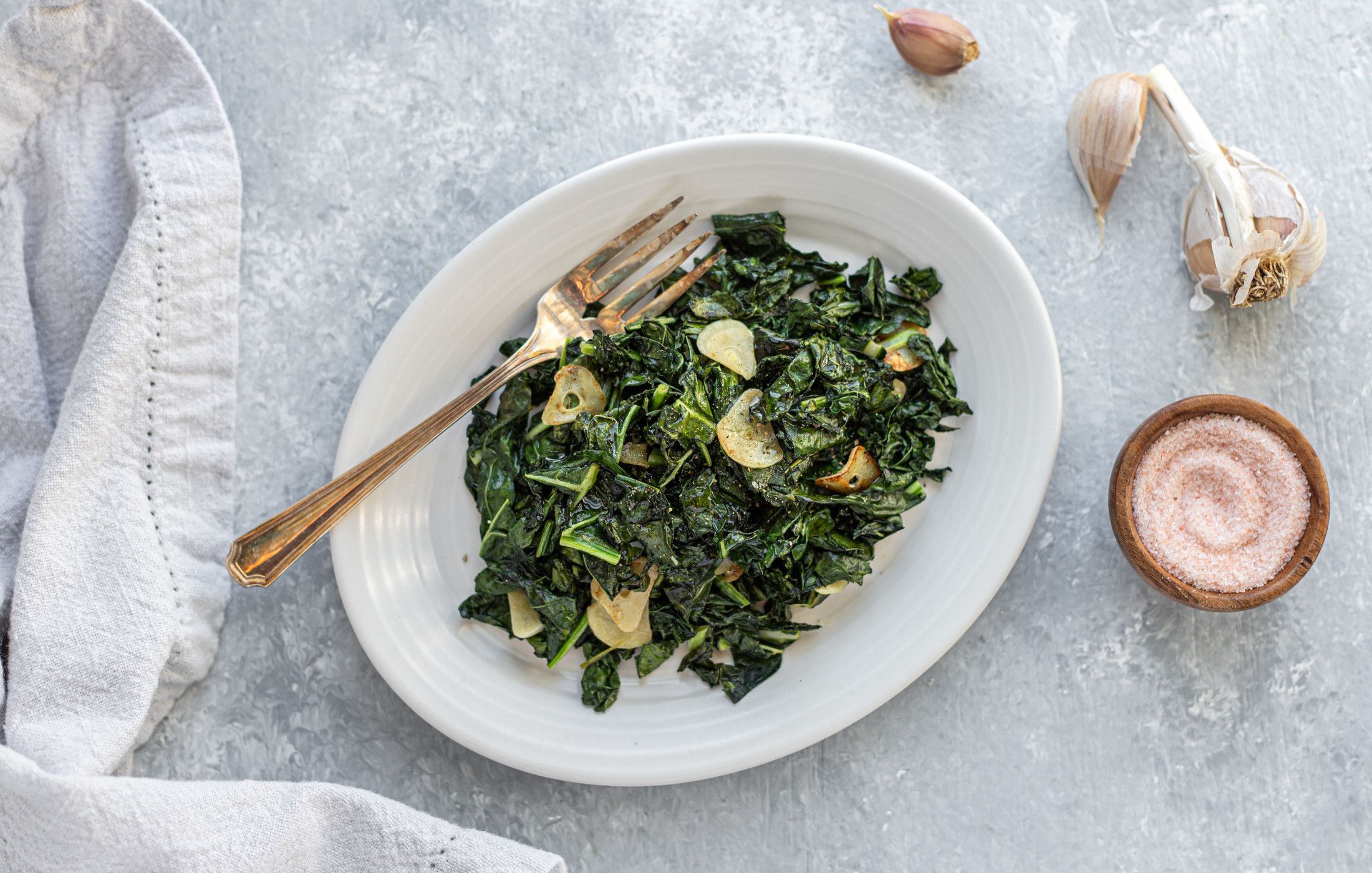 Garlic Butter Sautéed Kale
