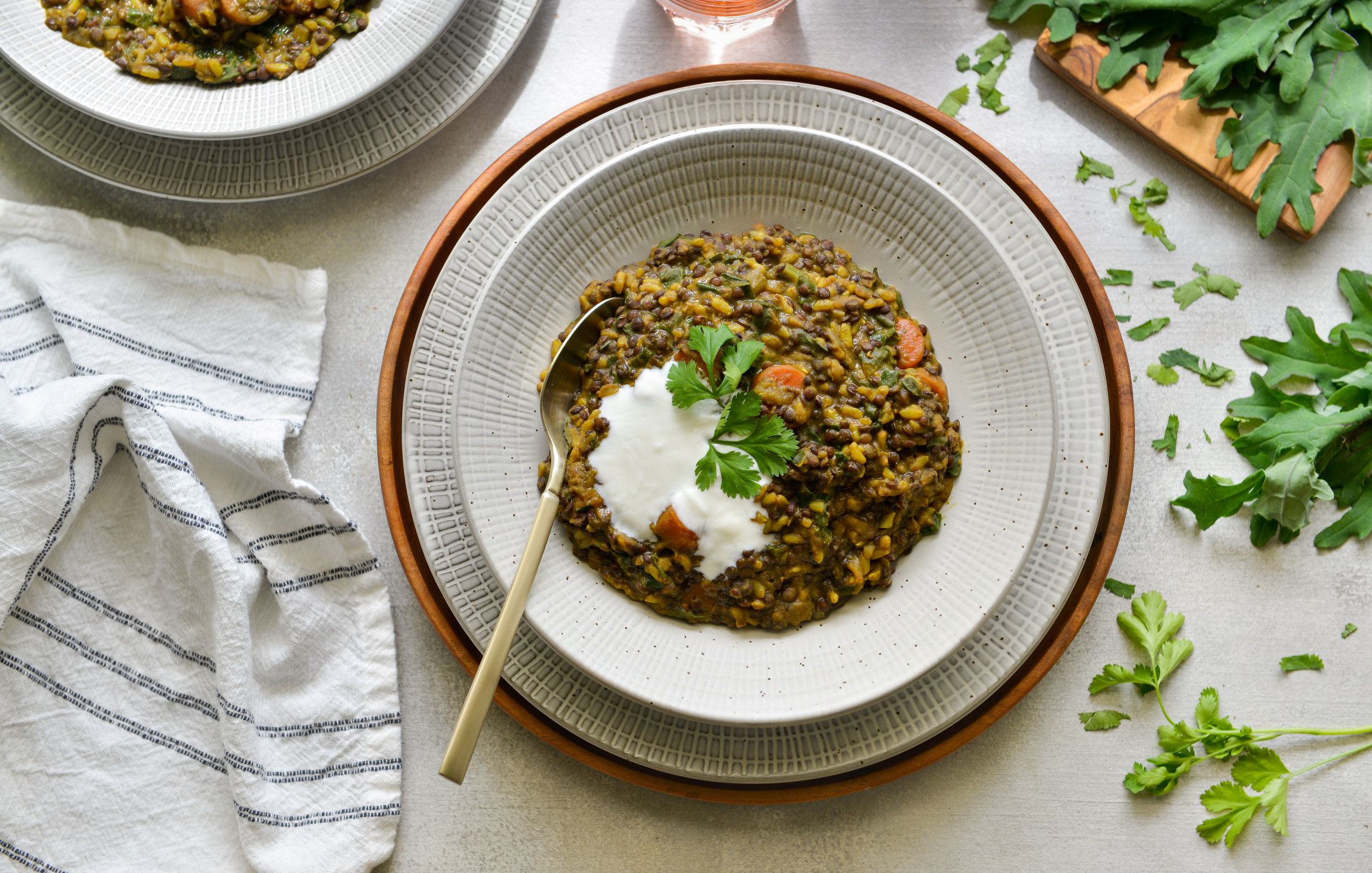 INSTANT POT CURRIED LENTIL AND RICE CASSEROLE-1