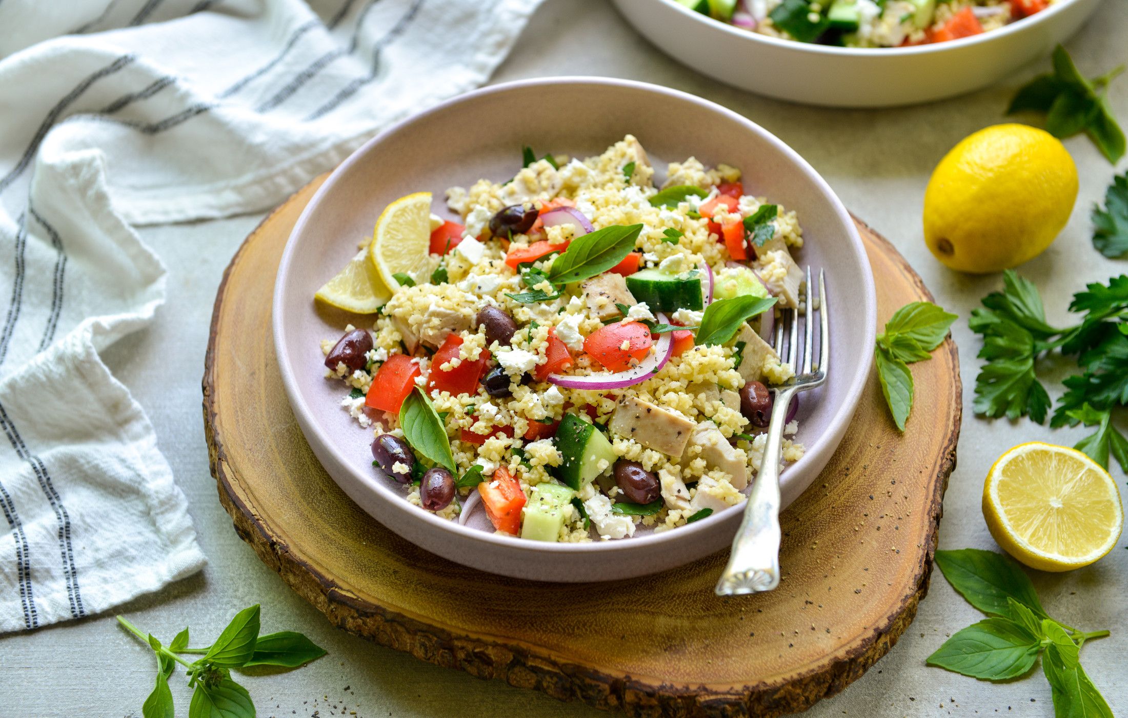 MEDITERRANEAN MILLET AND CHICKEN SALAD-2