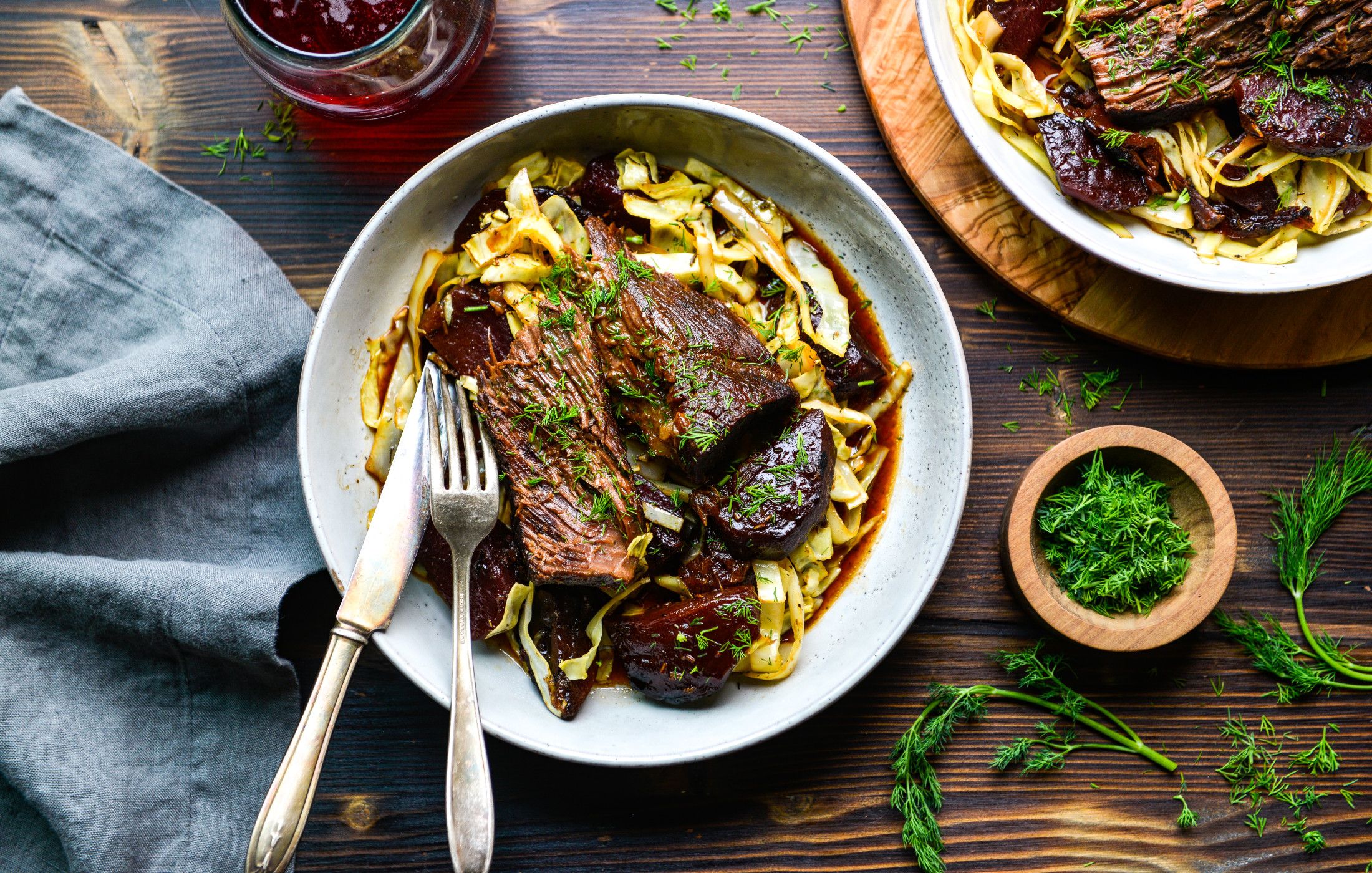 ROAST BEEF WITH BEETS AND CABBAGE-AIP-1