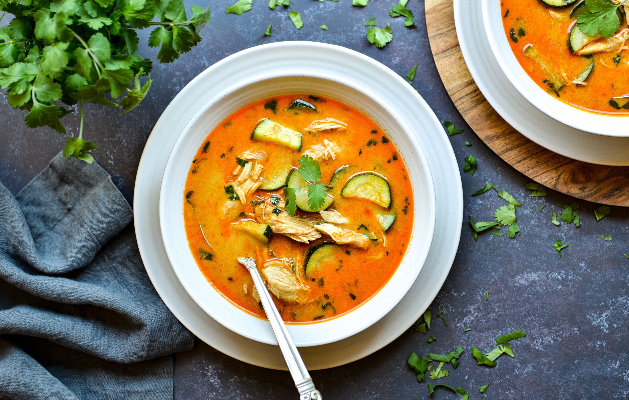 THAI CHICKEN AND PEANUT SOUP-2