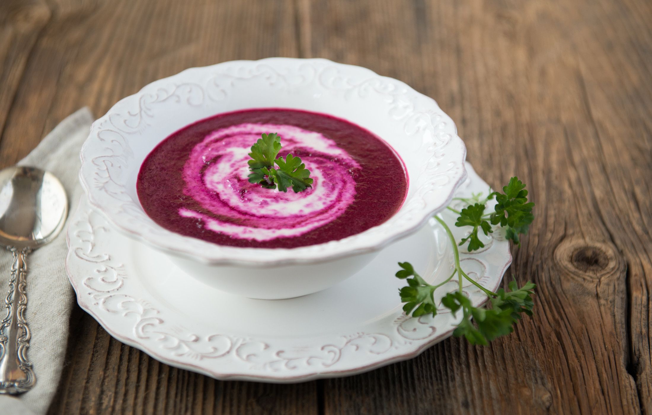 Beet Rosemary Detox Soup