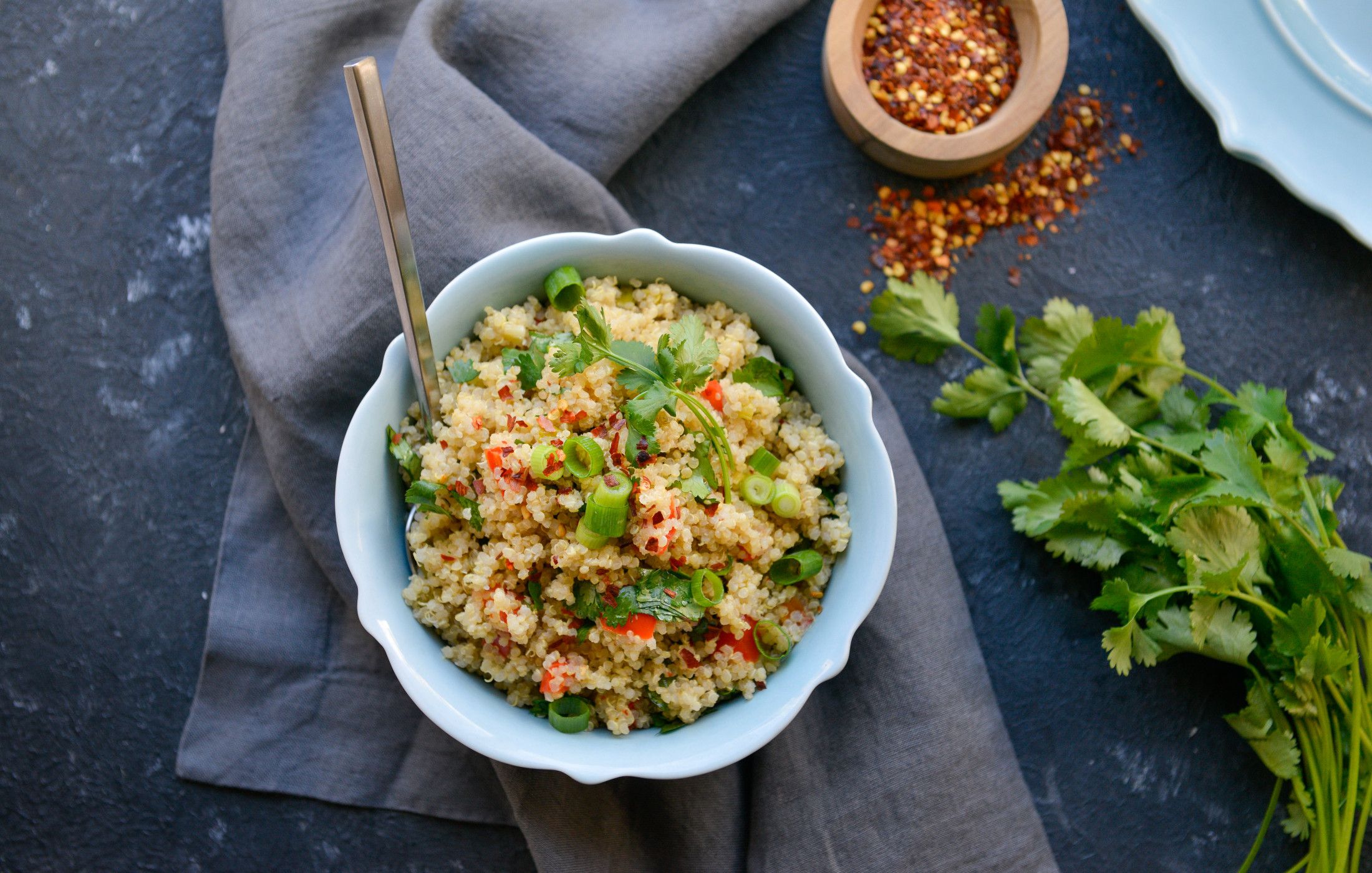 Vegan Coconut Quinoa Pilaf
