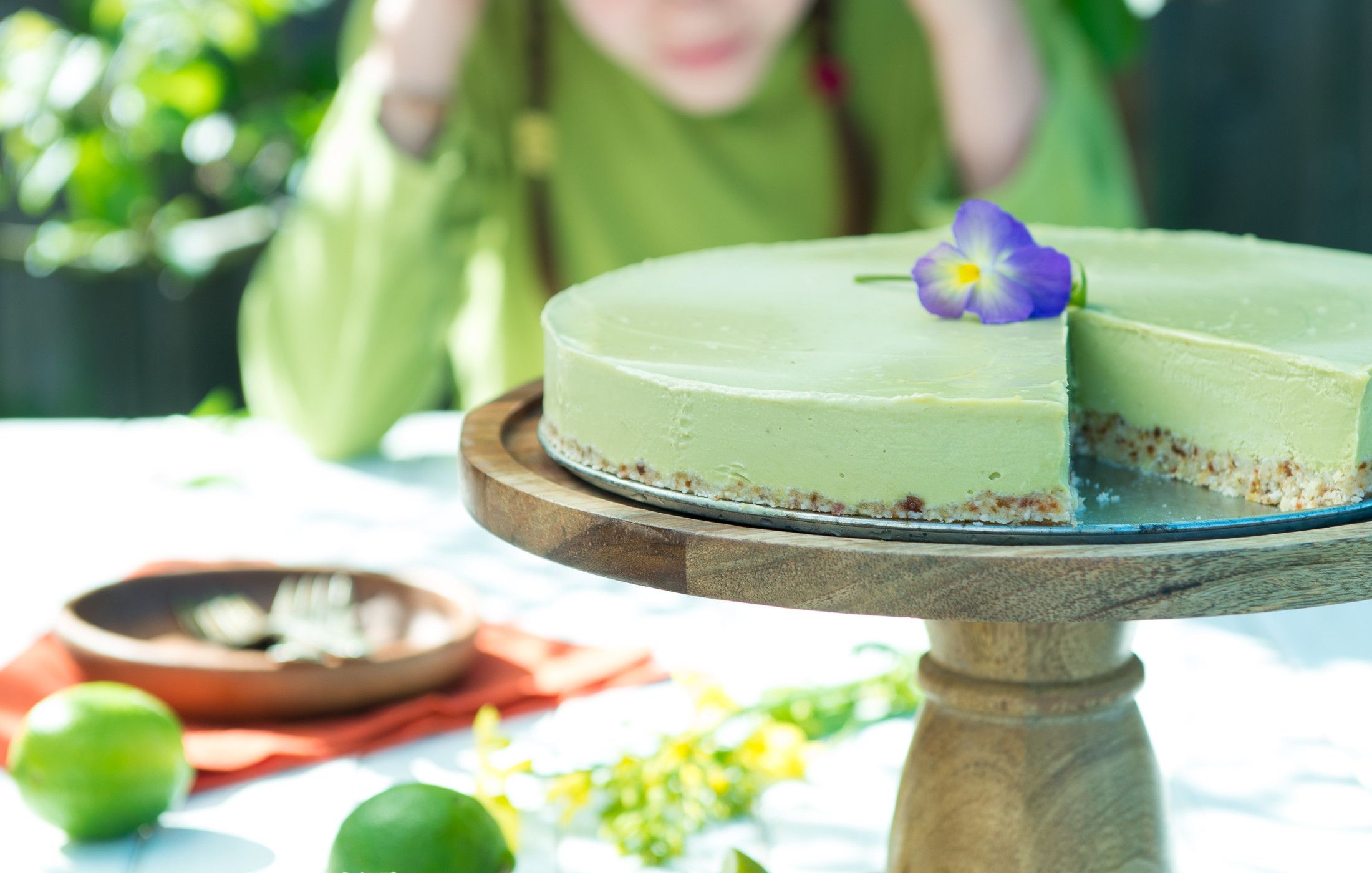 Raw Lime Avocado Tart SCD GAPS