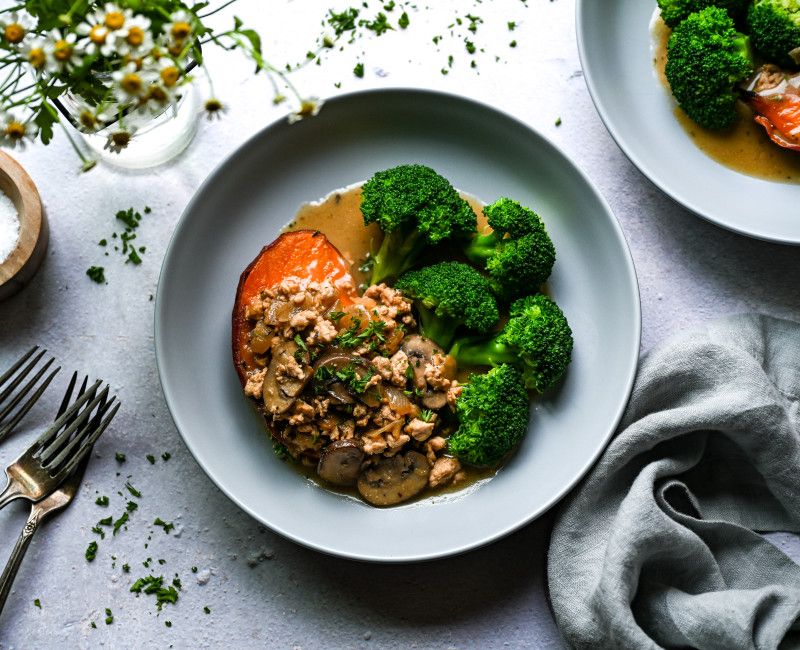 DAIRY-FREE GRAIN-FREE NUT-FREE AIP TURKEY MUSHROOM STROGANOFF