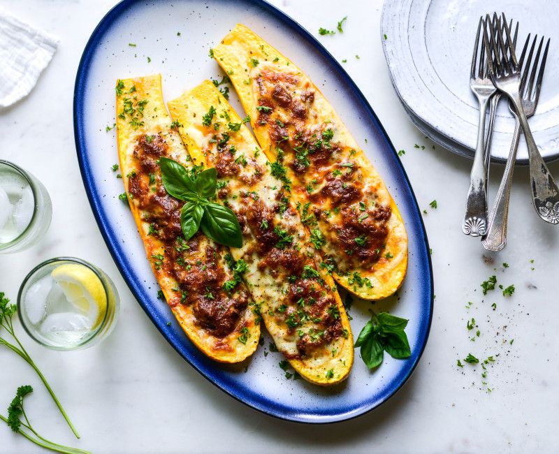 KETO BEEF STUFFED ZUCCHINI BOATS-2