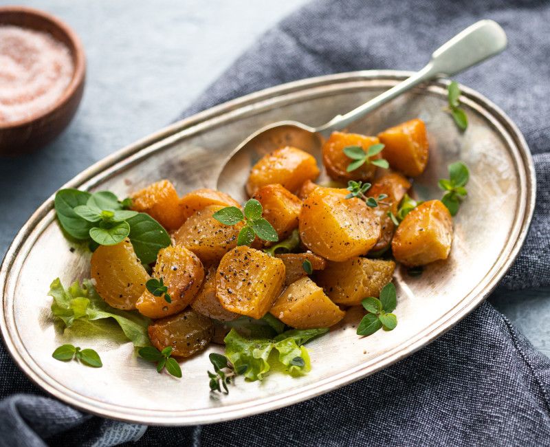 Roasted Golden Beets